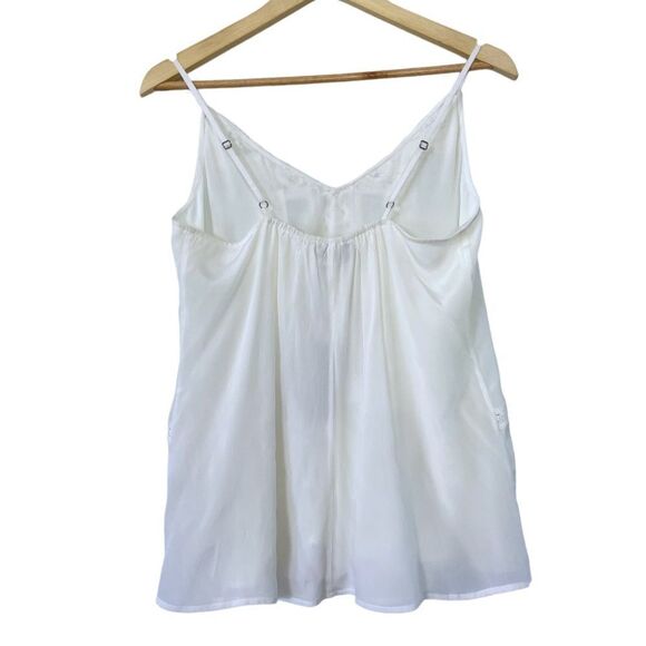 AS by DF White Angel Good Crochet Detail Cami, Size Small - Picture 5 of 8